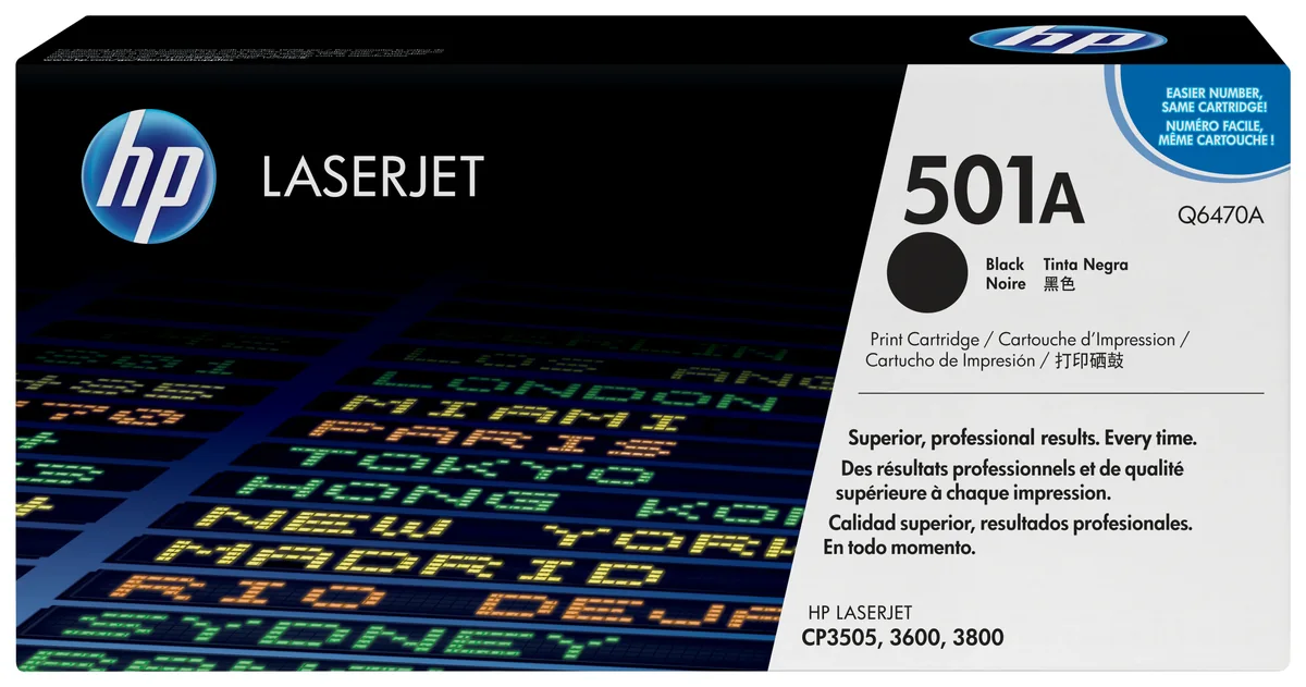 Hp Toner Musta 501a 6k - Q6470a