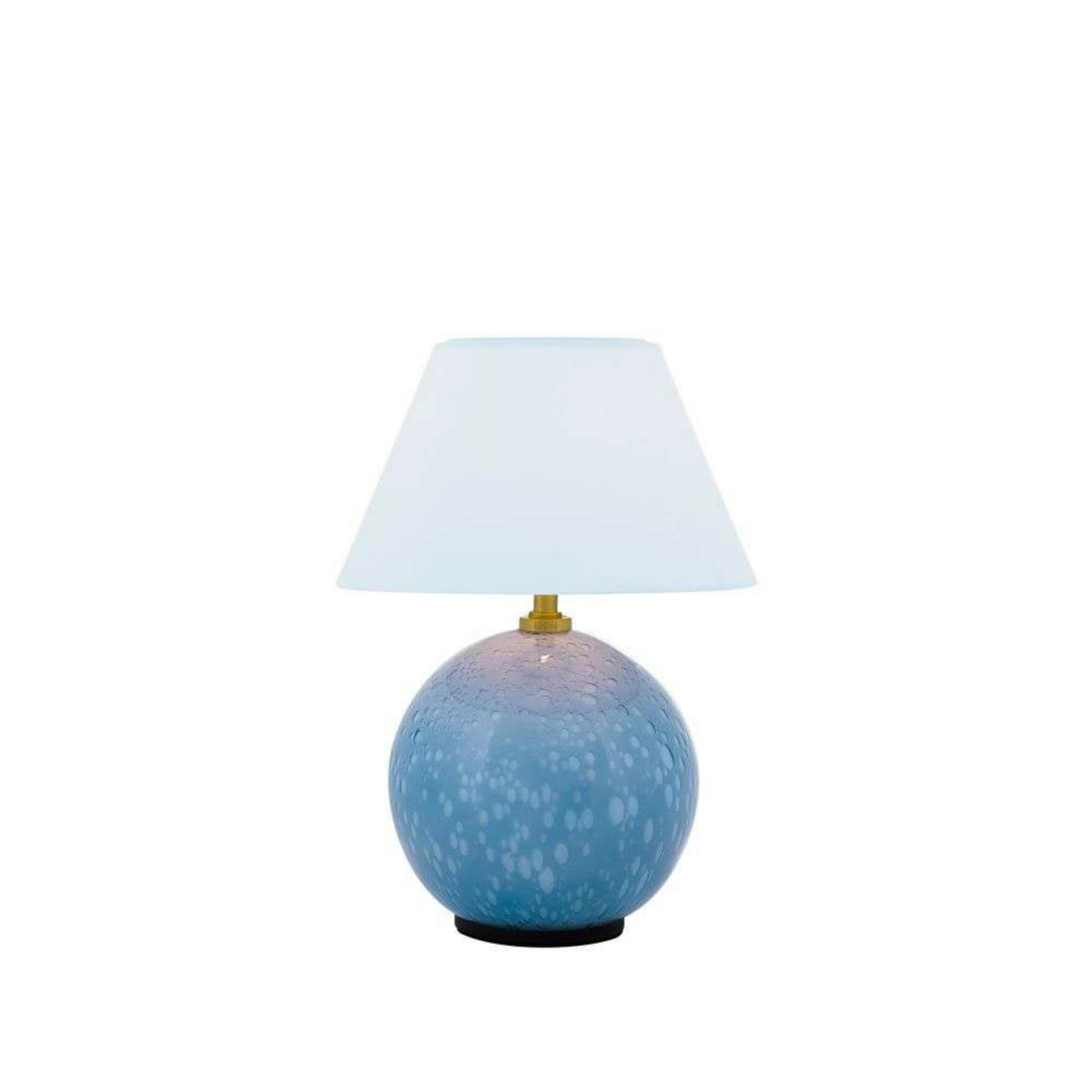 Iris Portable -pöytävalaisin, sininen, 23 cm, G4 – Globen Lighting - Olohuone - Vintage / retro - Lasi - Yksilamppuinen
