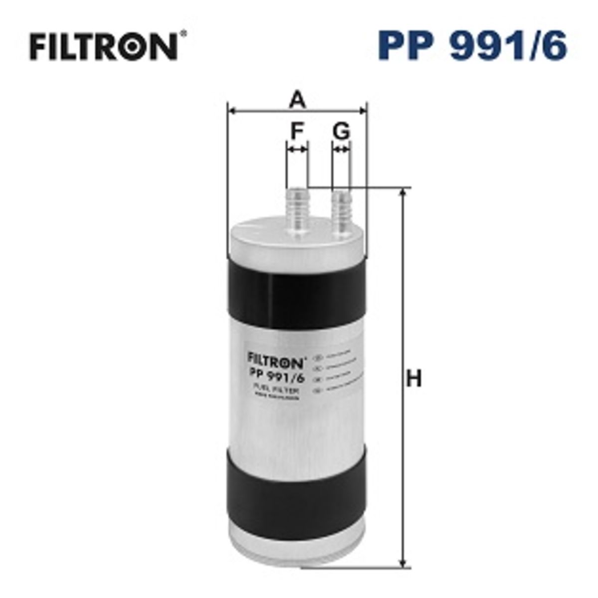 Polttoainesuodatin FILTRON PP 991/6