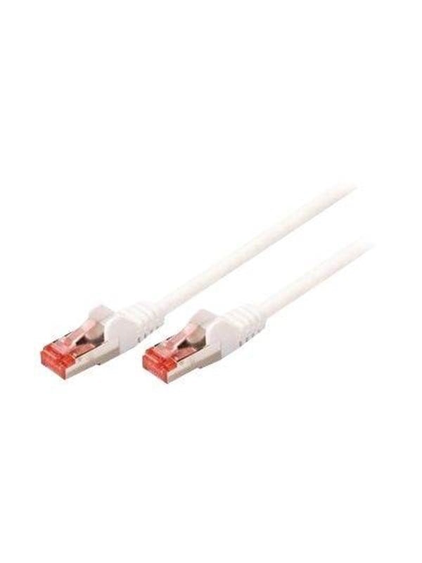 Nedis CAT6 Verkkokaapeli | RJ45 uros | RJ45 uros | S/FTP | 5.00 m | Pyöreä | LSZH / PVC | Valkoinen | Ikkunallinen laatikko