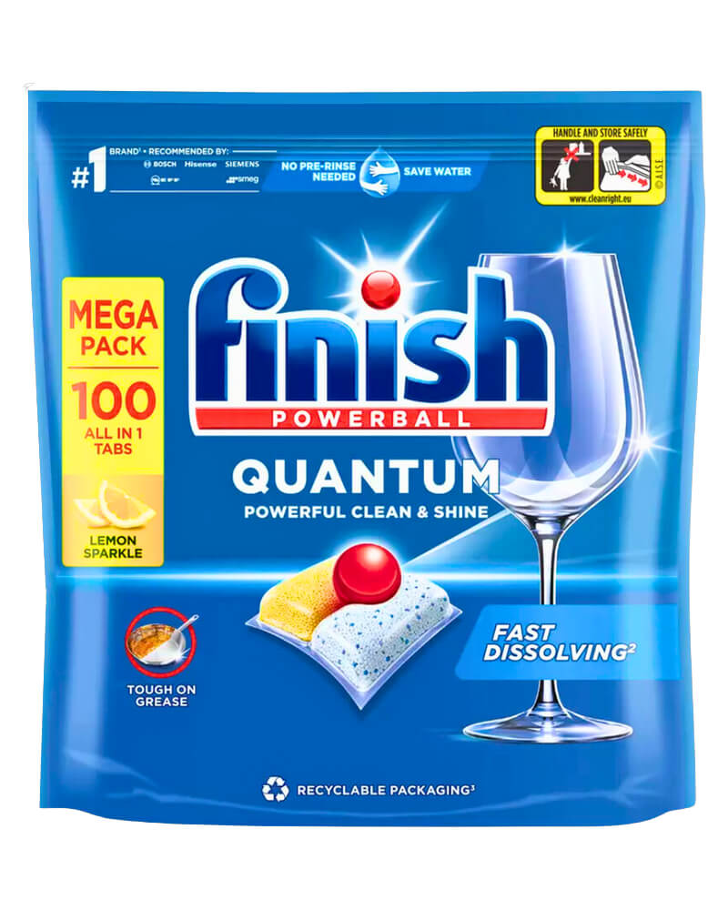 Finish Quantum All in 1 Lemon Astianpesutabletit – 100 kpl
