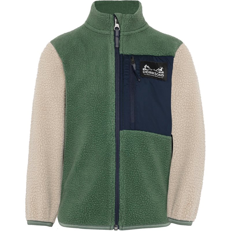 Didriksons Anten Kids' Full-Zip Beach Beige - 90