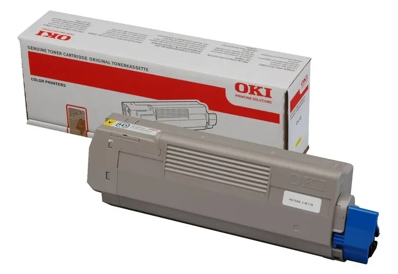 OKI 44315305 -laservärikasetti, keltainen