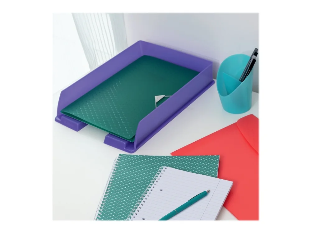 Esselte Colour'Breeze - Brevbakke - A4 - puoliksi läpinäkyvä lavendel
