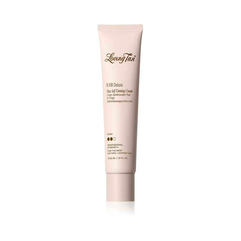 Loving Tan Deluxe Tan itseruskettava kasvovoide Tumma väri 50 ml