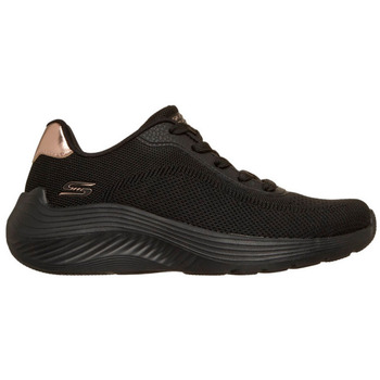 SKECHERS Matalavartiset tennarit 'BOBS SQUAD WAVES-CURRENT LOOK' roseekulta / musta