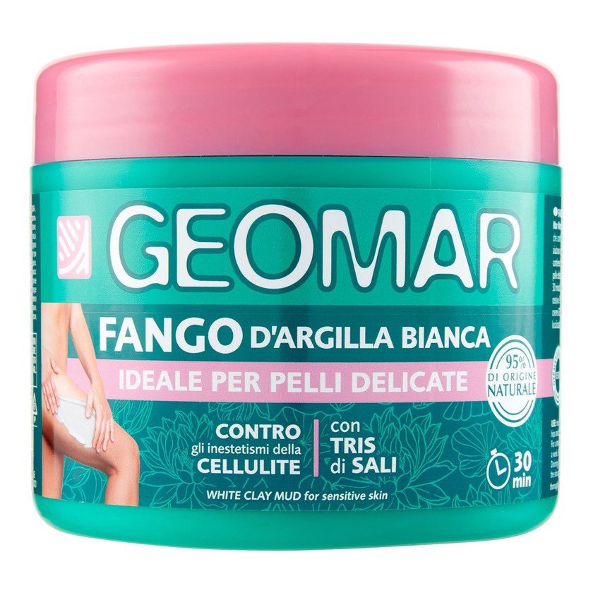 Geomar Valkoinen savinaamio 600 g