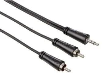 Hama äänikaapeli 3.5mm - 2 x RCA (0.75 m)