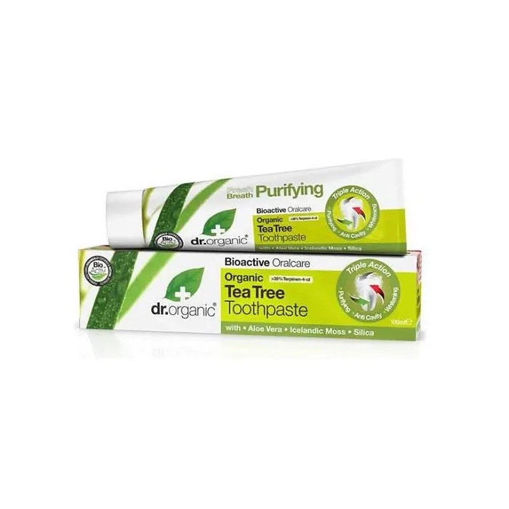 Dr Organic Teepuun hammastahna 100 ml