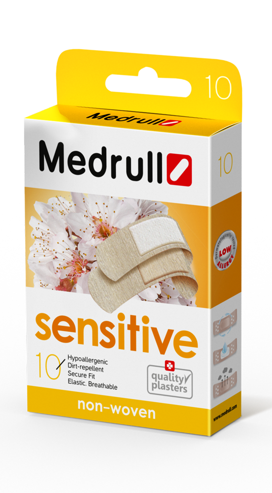 Medrull Sensitive laastari herkkä iho 10 kpl