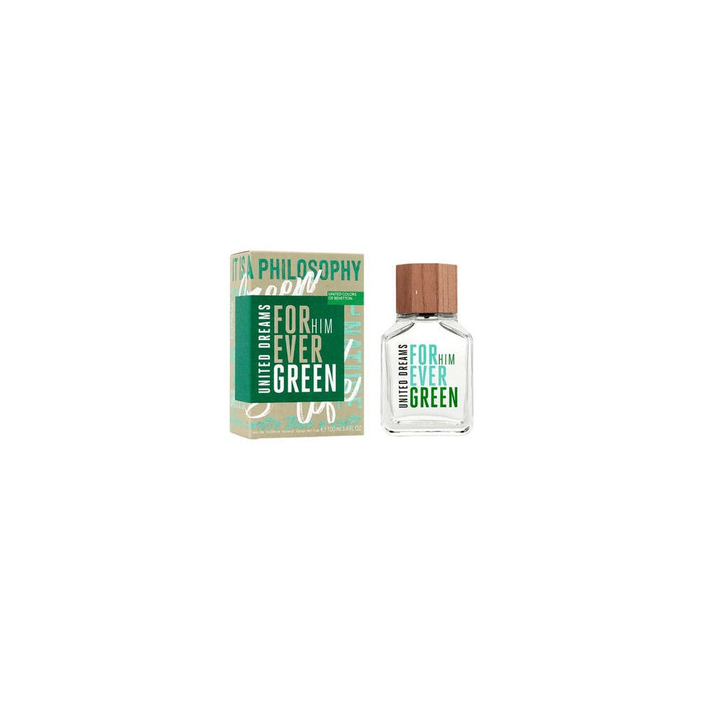 Benetton United Dreams Forever Vihreä Eau De Toilette Miesten 100 ml