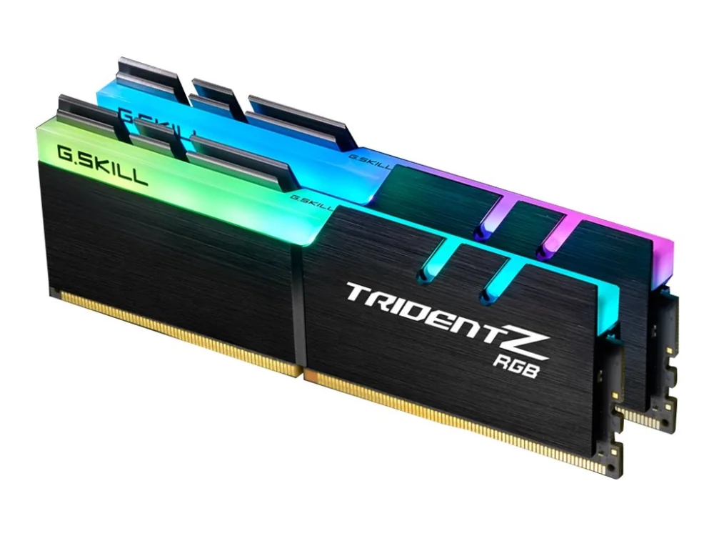 G.Skill Trident Z RGB PC-työmuistisarja DDR4 16 GB 2 x 8 GB ei-ECC 3600 MHz 288-nastainen DIMM CL16-19-19-19-39 F4-3600C16D-16GTZRC