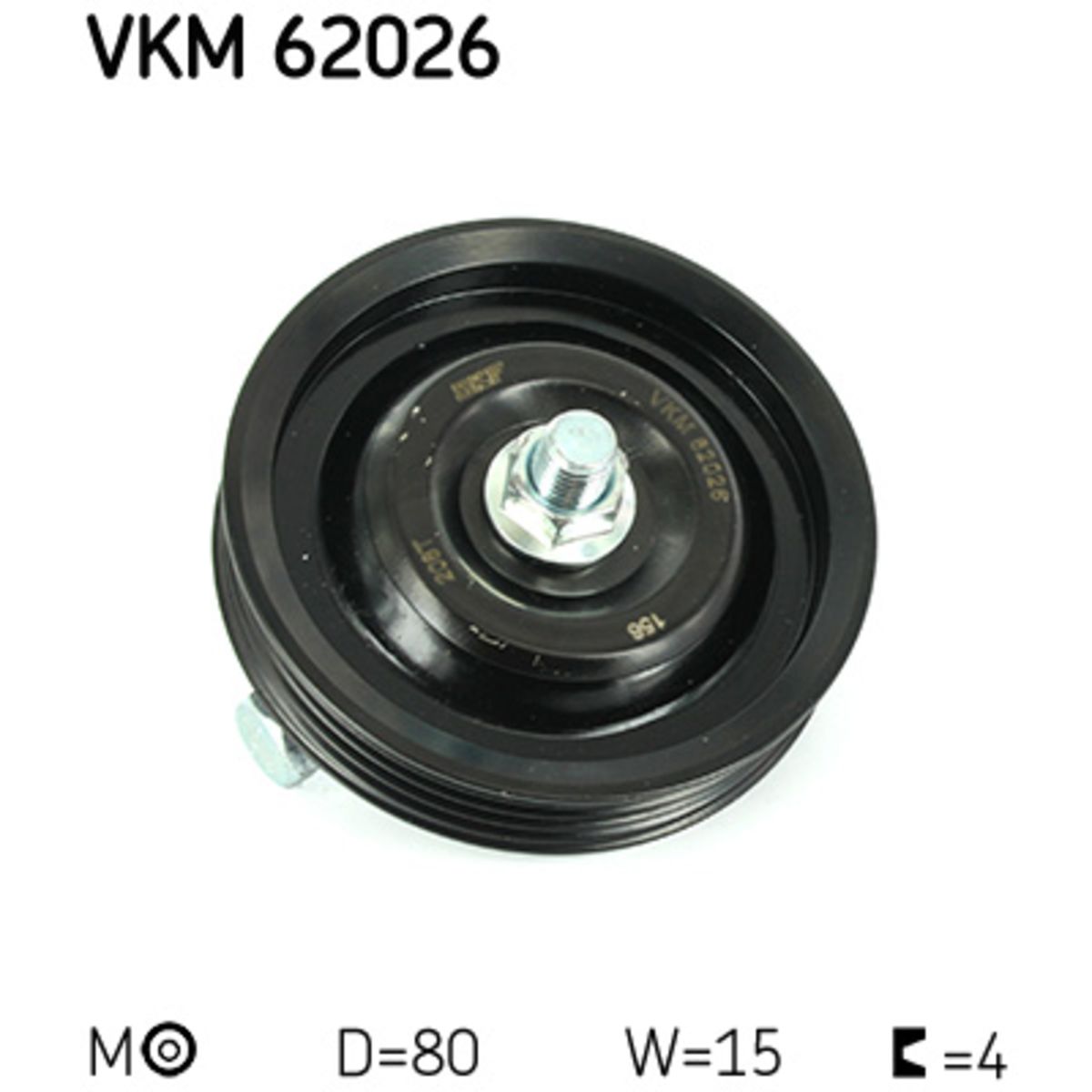 Kiristysrulla, moniurahihna SKF VKM 62026