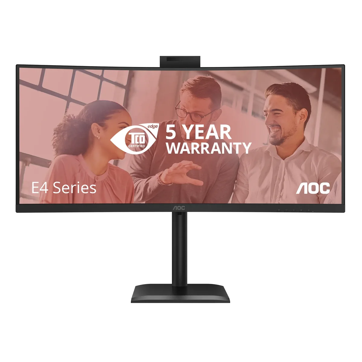 34" AOC CU34E4CW - 3440x1440 (UWQHD) - 120Hz - VA - 90W USB-C - KVM switch