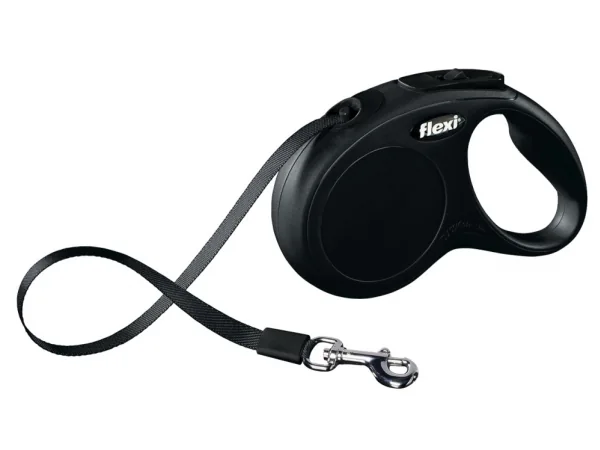 Flexi New CLASSIC S kelatalutin 5m musta