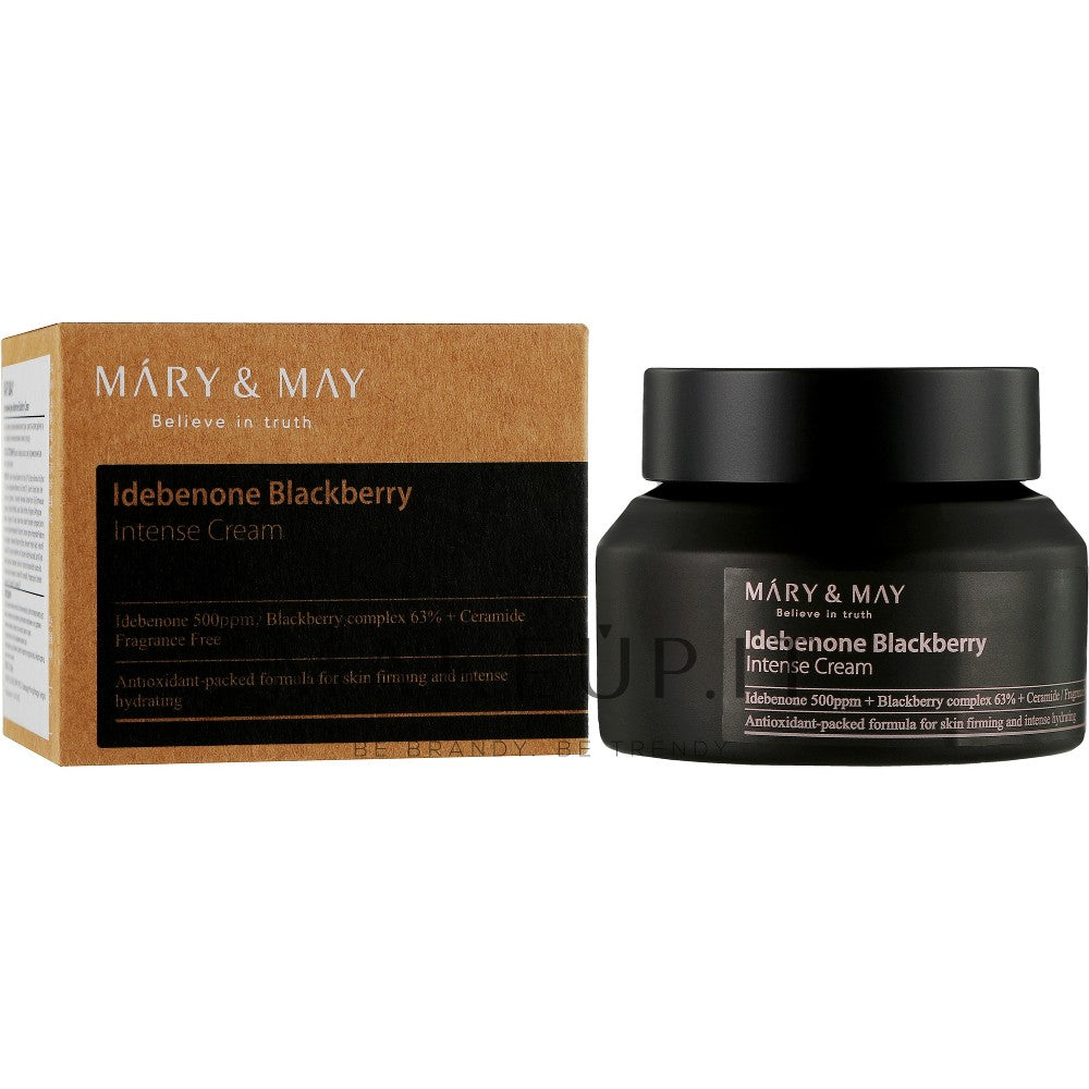 Mary & may Idebenone Blackberry Intensive Cream - 70,0 g