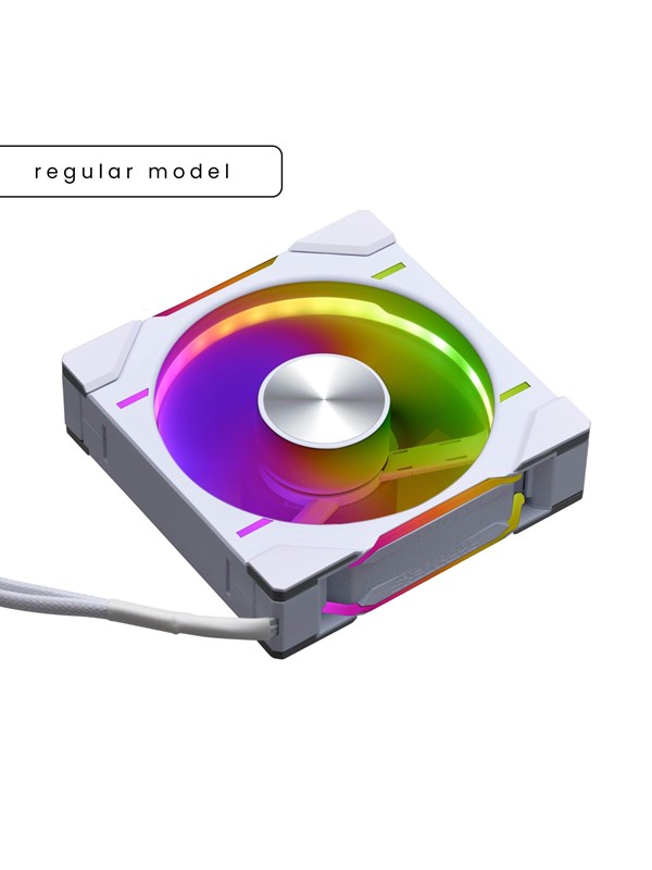 Phanteks D30-120 D-RGB PWM -kotelotuuletin, 120 mm - Valkoinen