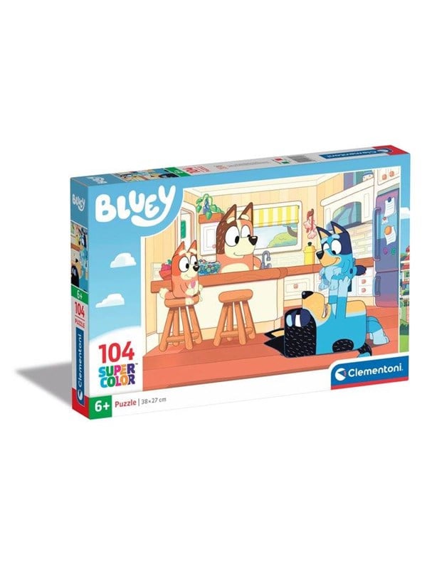 Clementoni Jigsaw Puzzle - Bluey in the Kitchen 104st. Lattia