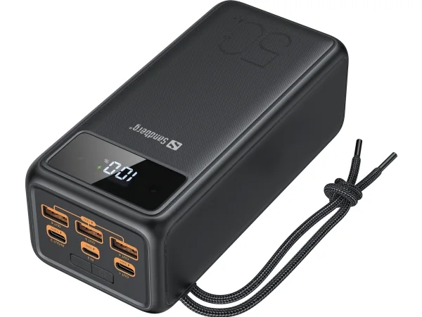 Sandberg Active Powerbank 50000, 185mah Musta