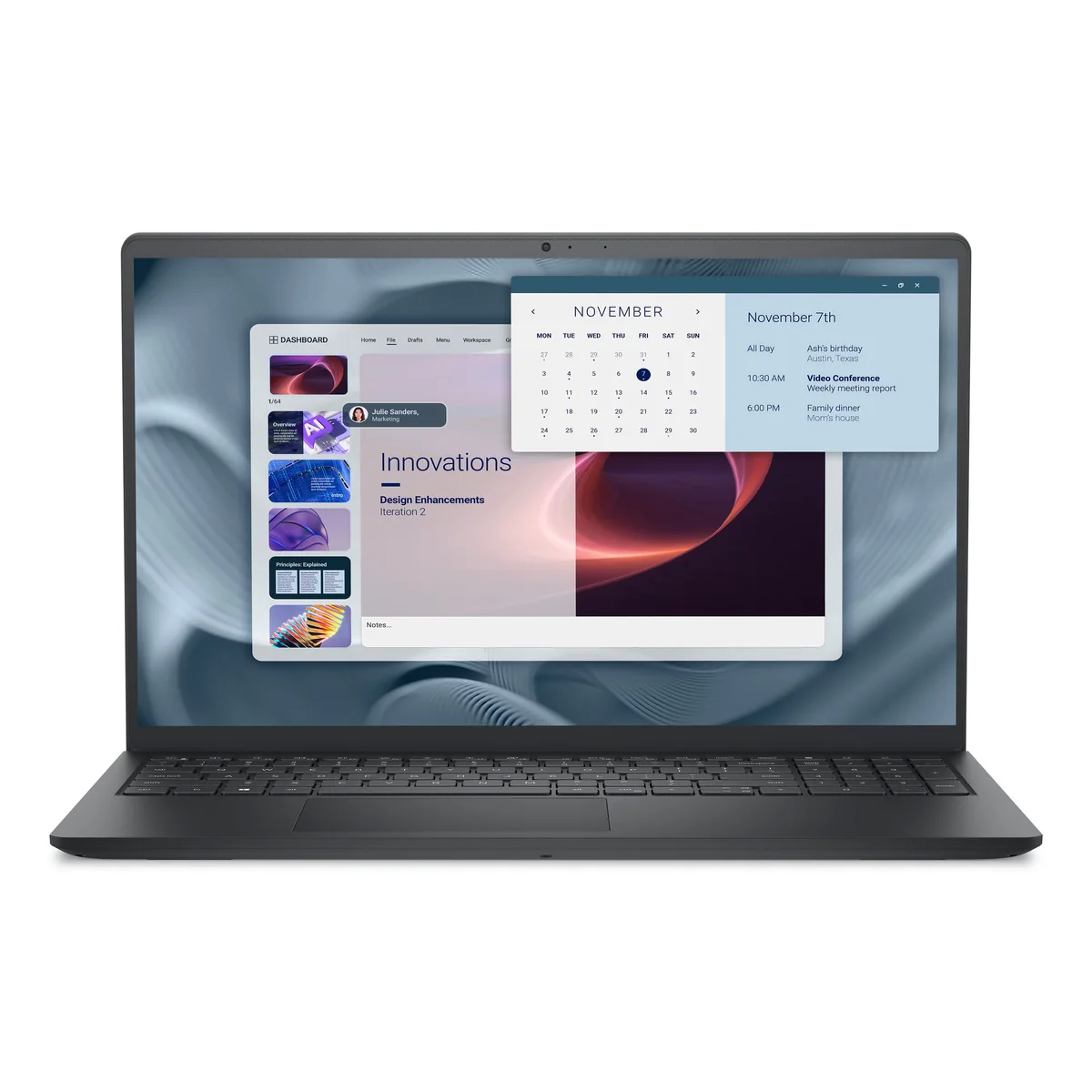 Dell Pro 15 Essential PV15250 15.6" i7-1355U, 16 Gt, 512 Gt, Win 11 Pro -kannettava, musta