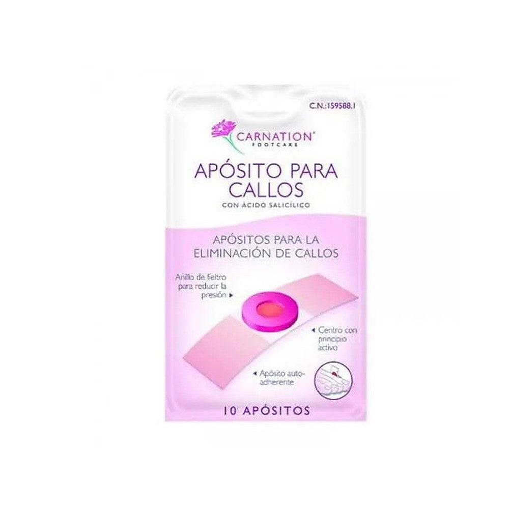 Carnation Callus Plasters Salisyylihappo 10 yksikköä