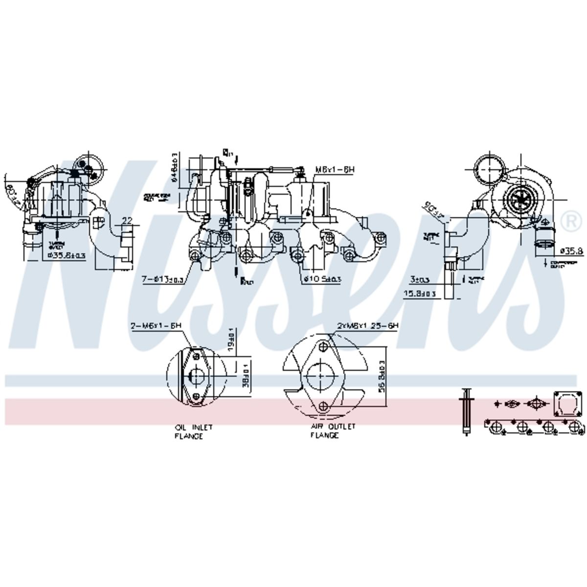 Turboahdin NISSENS 93204