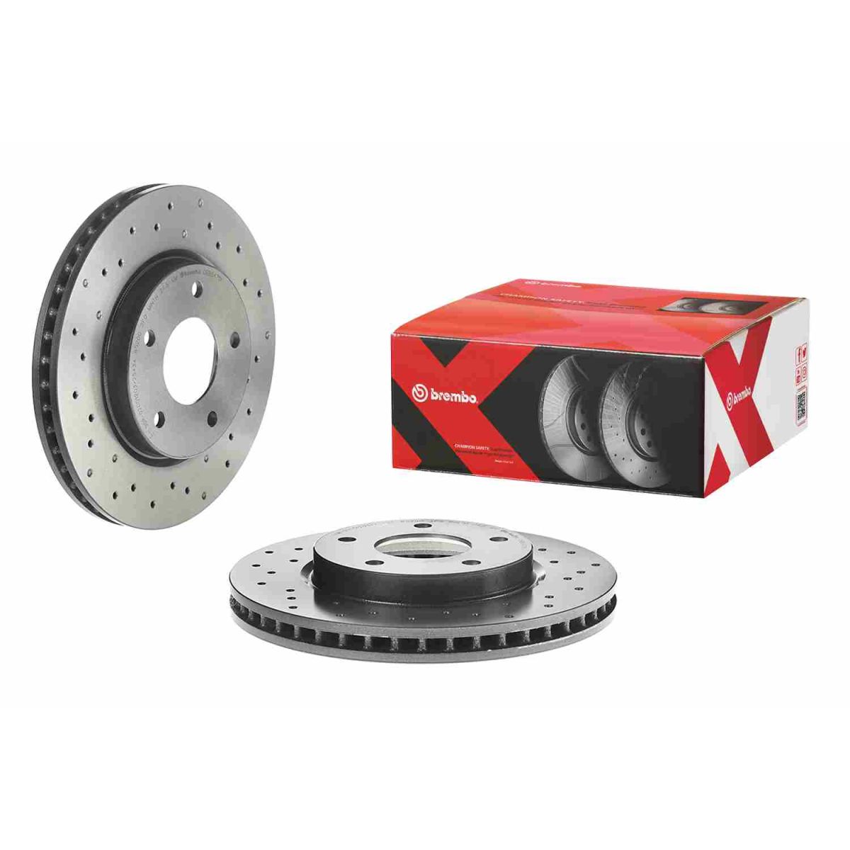 Jarrulevy BREMBO 09.B647.1X