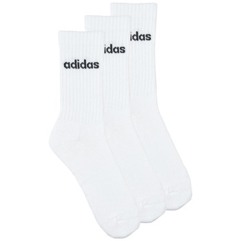 ADIDAS PERFORMANCE Urheilusukat 'Linear Crew Cushioned 3 Pairs' musta / valkoinen