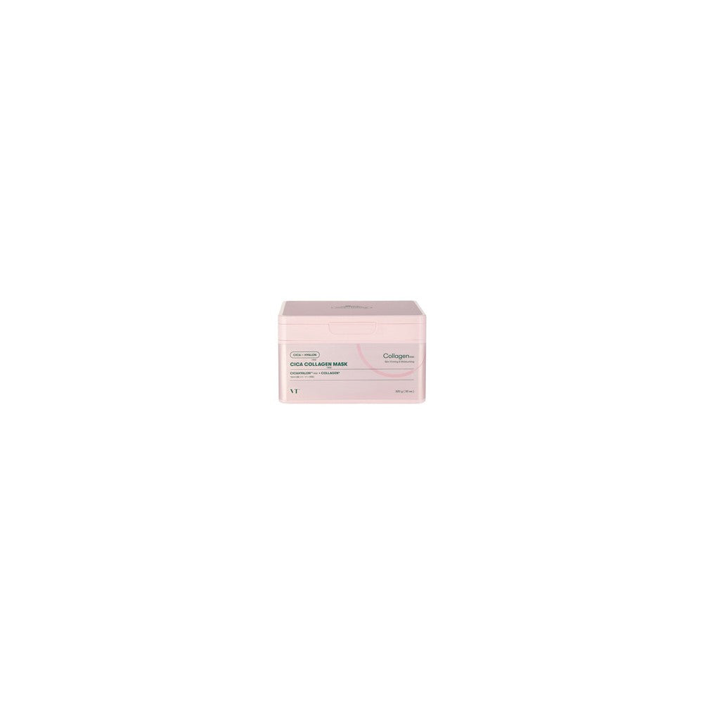 VT Cosmetics Cica Maschera al collagene 30 fogli — Maschera viso