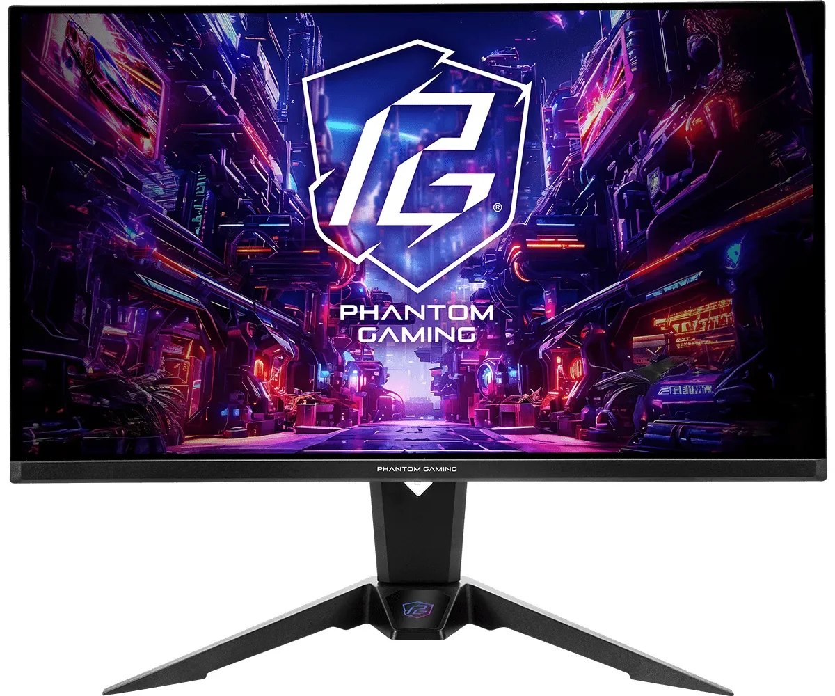 ASRock Phantom Gaming PGO27QFV 27" QHD, QD-OLED -pelinäyttö, USB-C hub