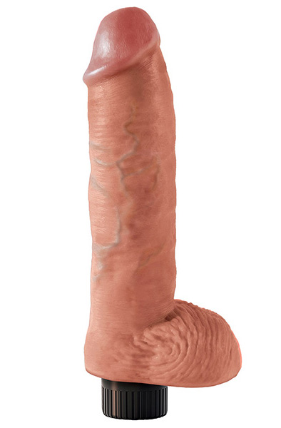 Pipedream King Cock Vibrating 25,5 cm Värisevä dildo