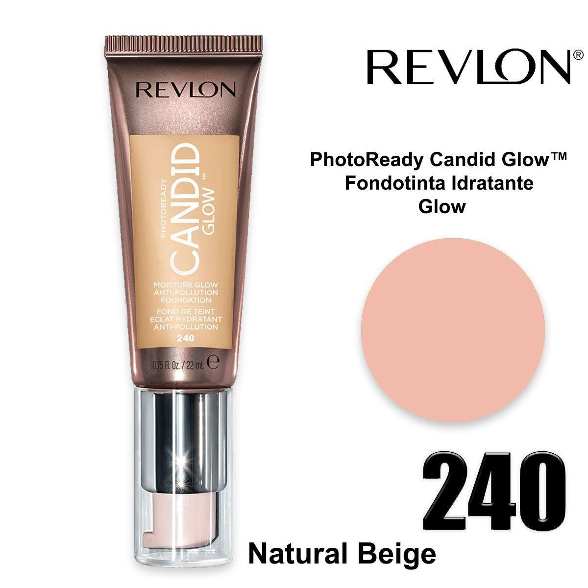 Revlon photoready candid glow meikkivoide natural beige 240