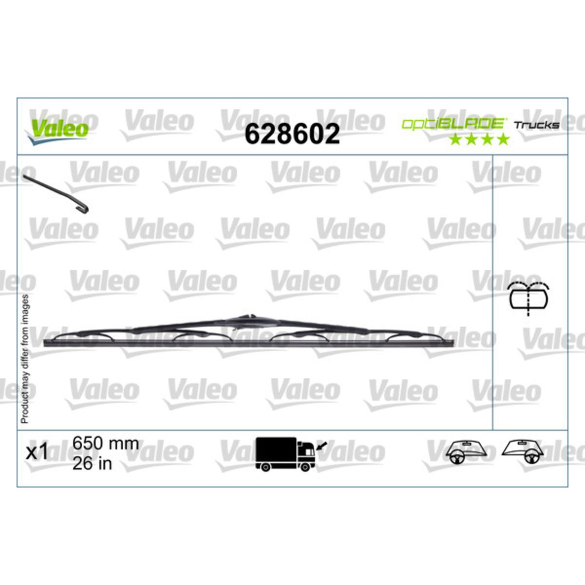 Pyyhkijänsulka VALEO 628602