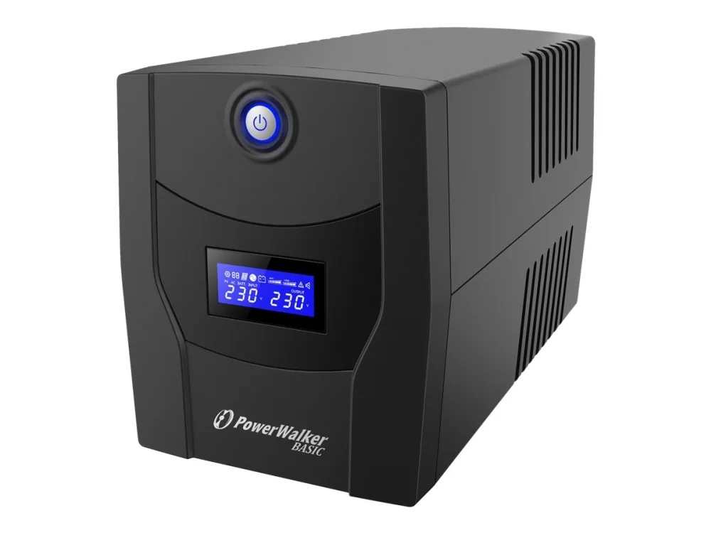 PowerWalker Basic VI 2200 STL - UPS - AC 162 - 290 V - 1320 Watt - 2200 VA - 9 At - USB - lähtöliittimet: 4 kpl