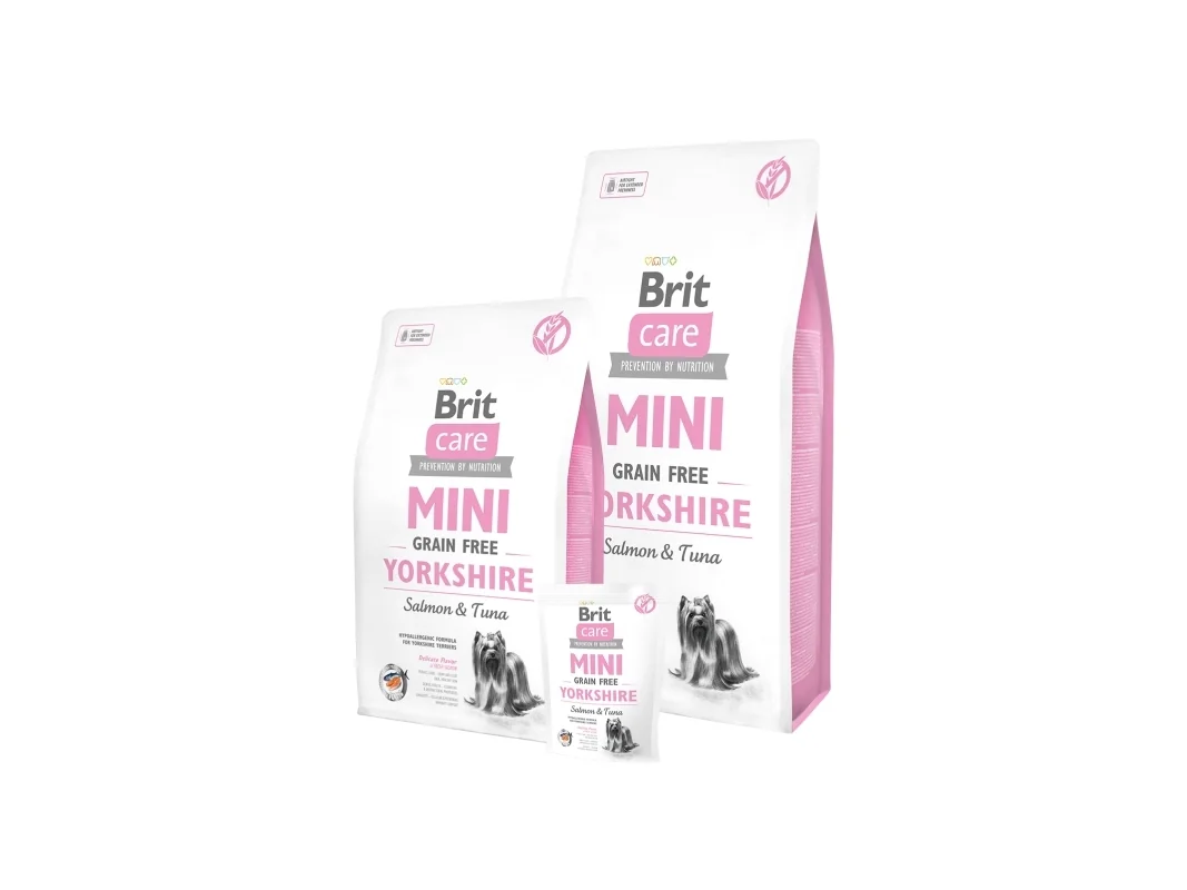 Brit Care Mini Grain Free Yorkshire, Adult, Yorkshirenterrieri, Lohi, Tonnikala, 2 kg