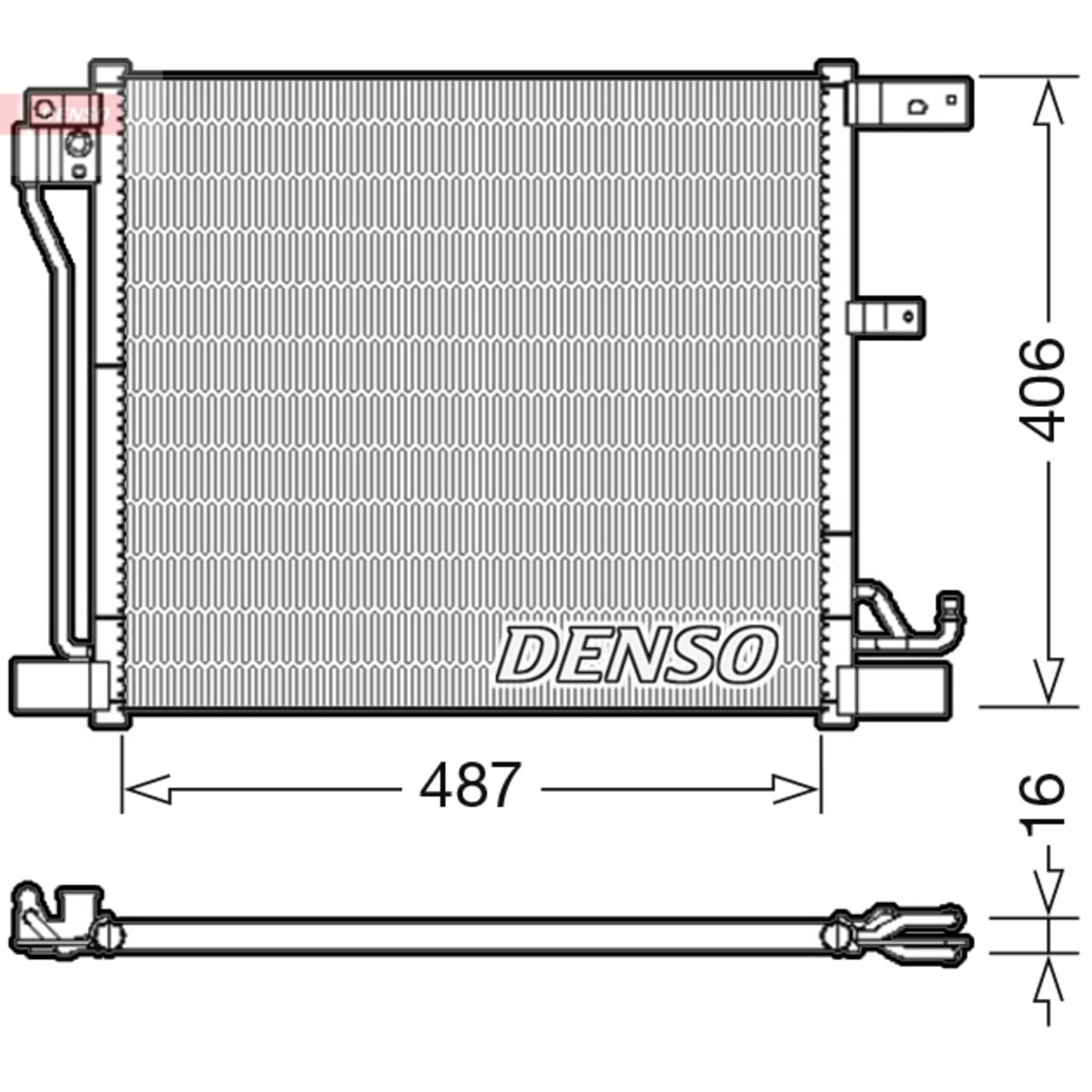 Lauhdutin, ilmastointilaite DENSO DCN46018