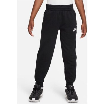 Nike Sportswear Housut 'CLUB'  musta / valkoinen