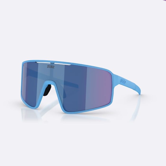Bliz P001 XL Matte Blue juoksulasit erinomaiselle näkyvyydelle ja suojalle ulkoiluun