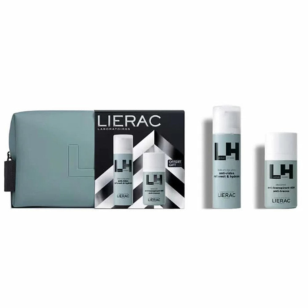 Lierac Homme Ikääntymistä Estävä Neste 50ml 3 Kappaleen Setti