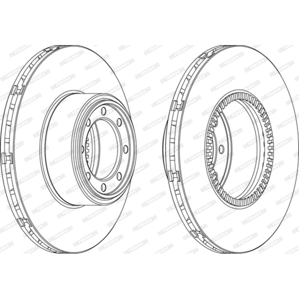 Jarrulevy FERODO FCR321A