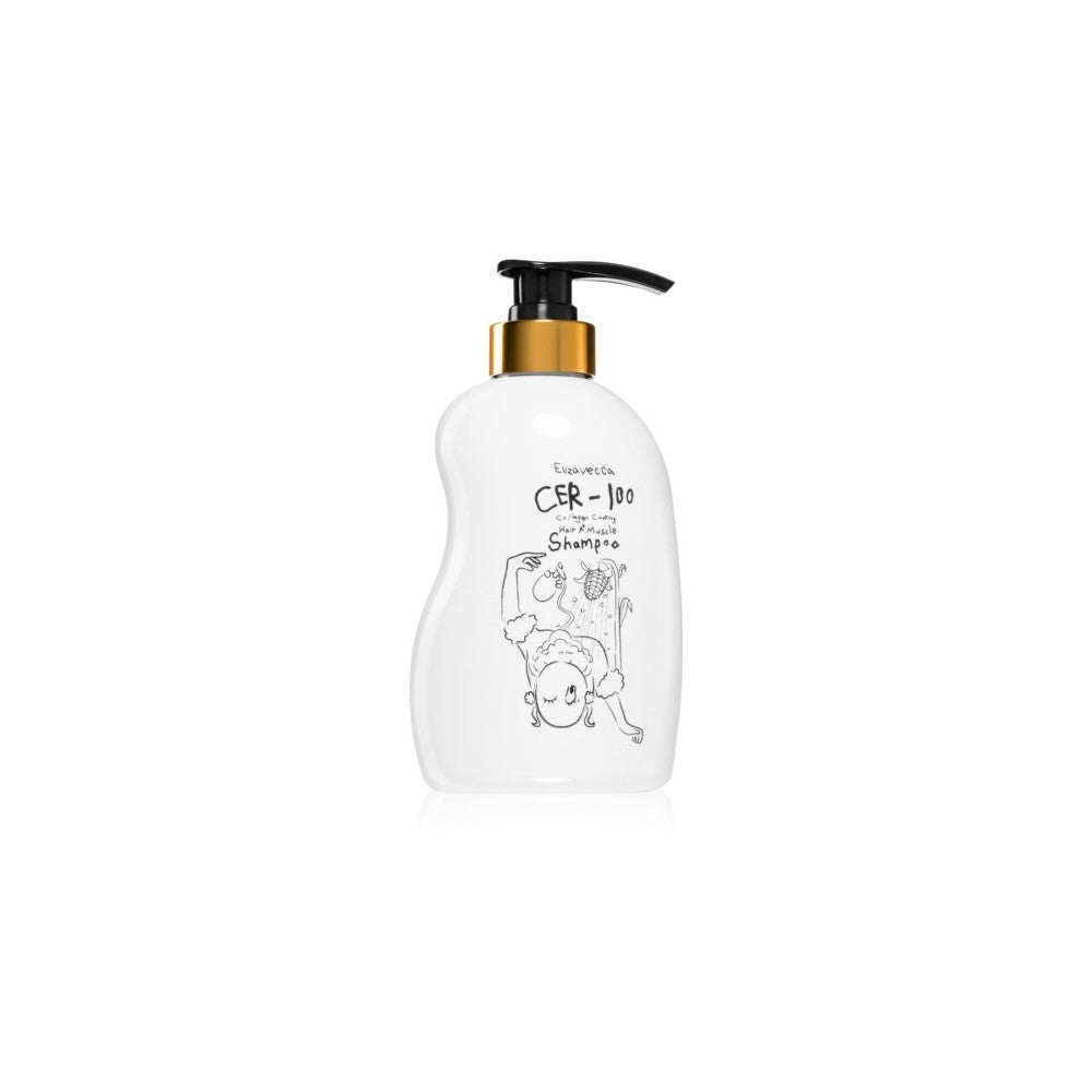 Elizavecca Cer-100 Collagen Coating Muscle Deep Cleansing Shampoo kollageenilla 500 Ml