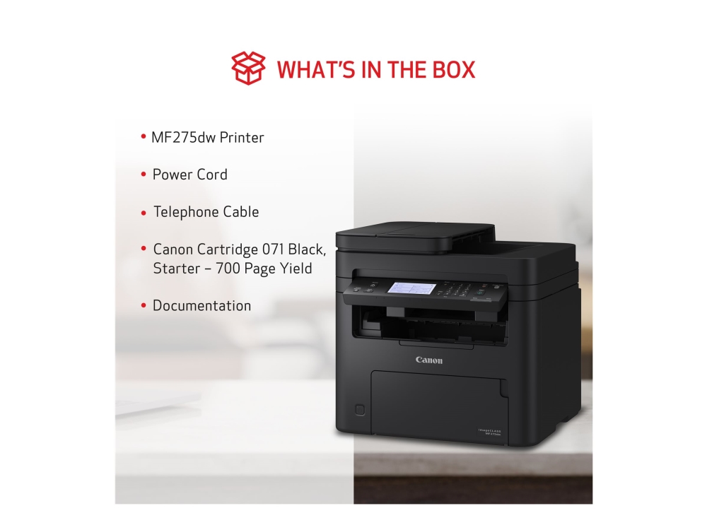 Canon i-SENSYS MF275dw Multifunction - Yksivärinen - Laser