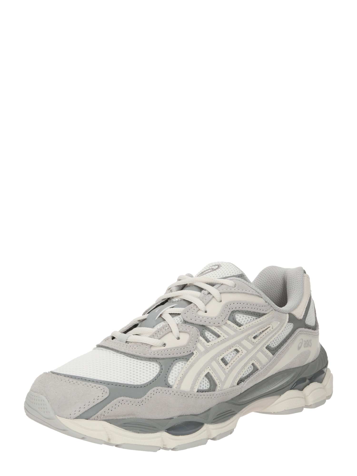 ASICS SportStyle Matalavartiset tennarit 'Gel-Nyc' kerma / harmaa / valkoinen