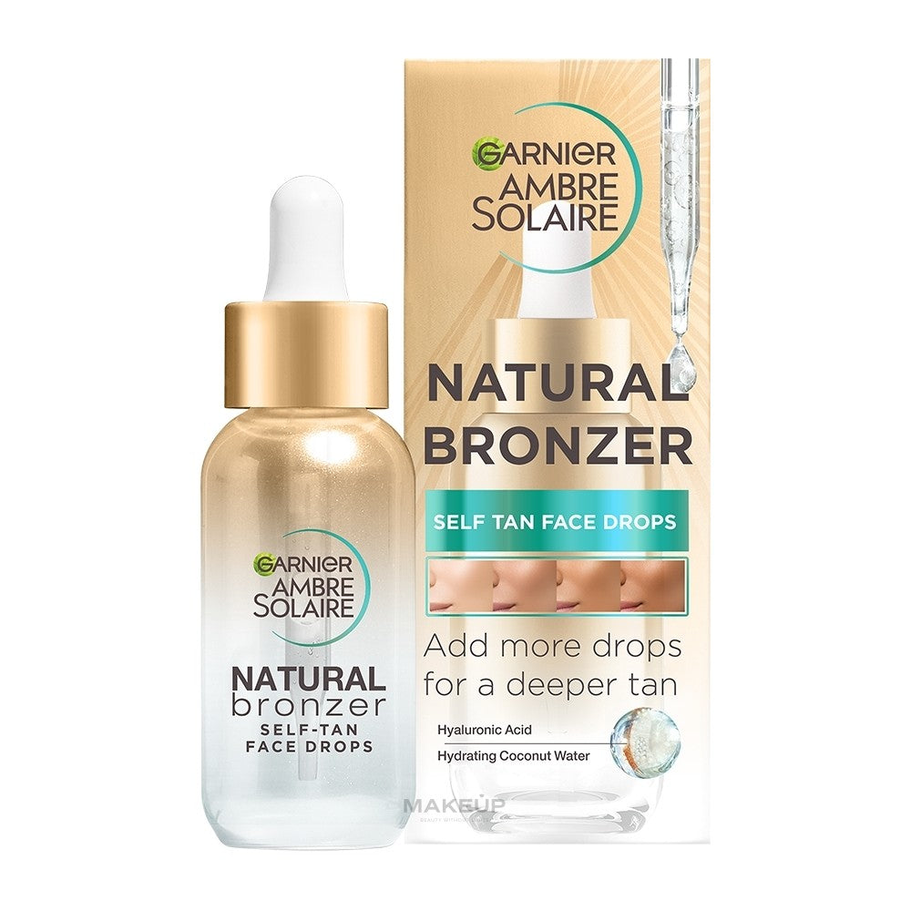 Garnier Ambre Solaire Natural Bronzer itseruskettavat kasvotipat - 30 ml