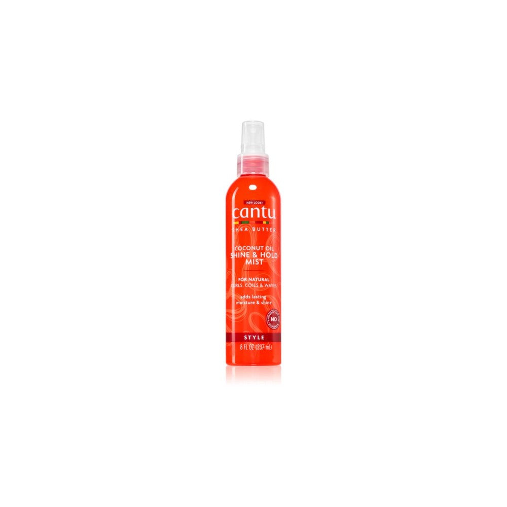 CANTU Sheavoi-kosteuttava suihke laineikkaille ja kiharille hiuksille, kiilto 237ml