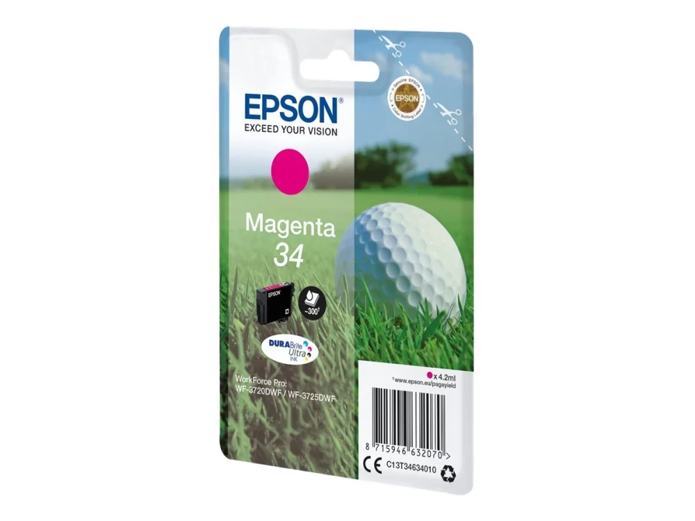 Epson 34 -mustekasetti, 4.2 ml, magenta