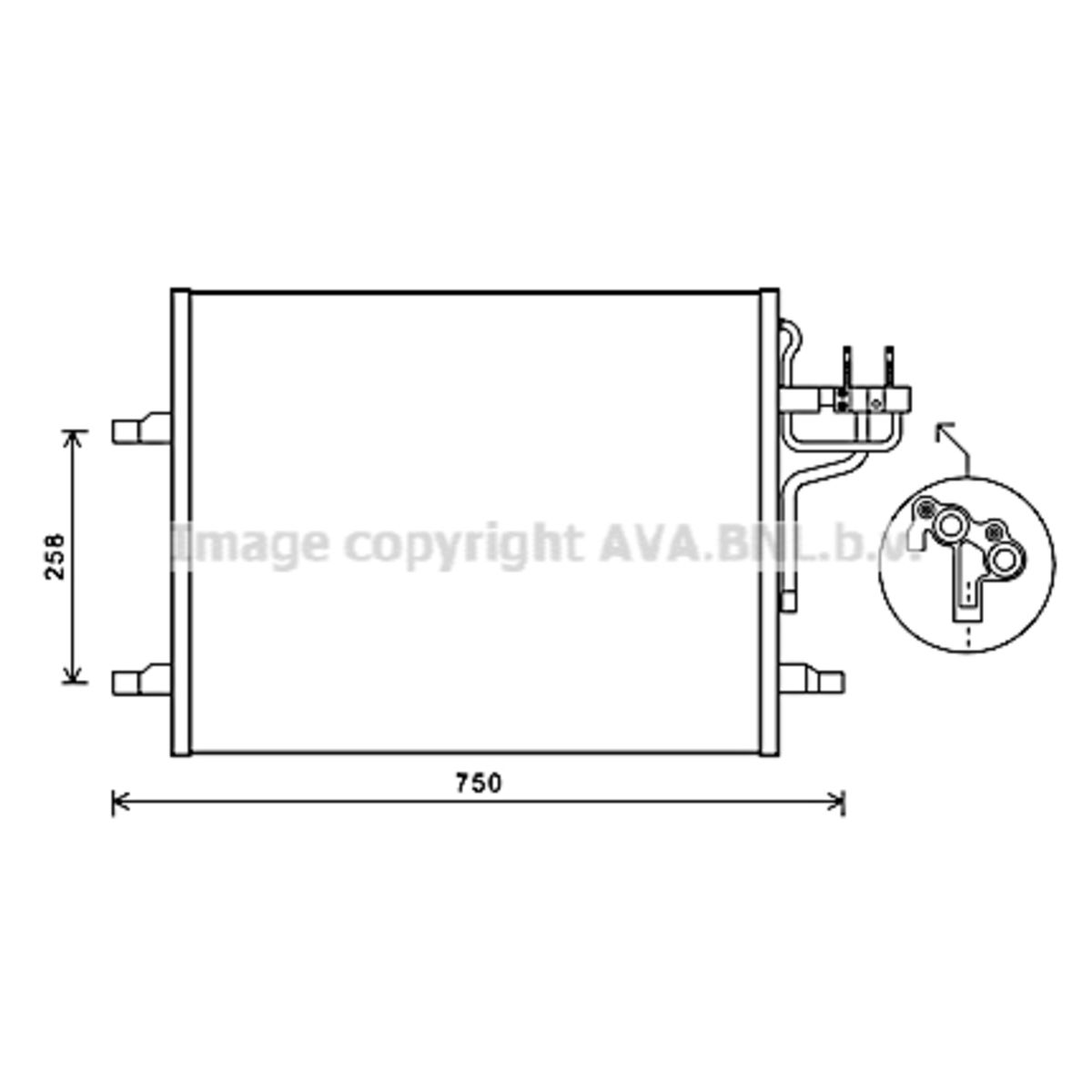 Lauhdutin, ilmastointilaite AVA COOLING SYSTEMS FDA5483