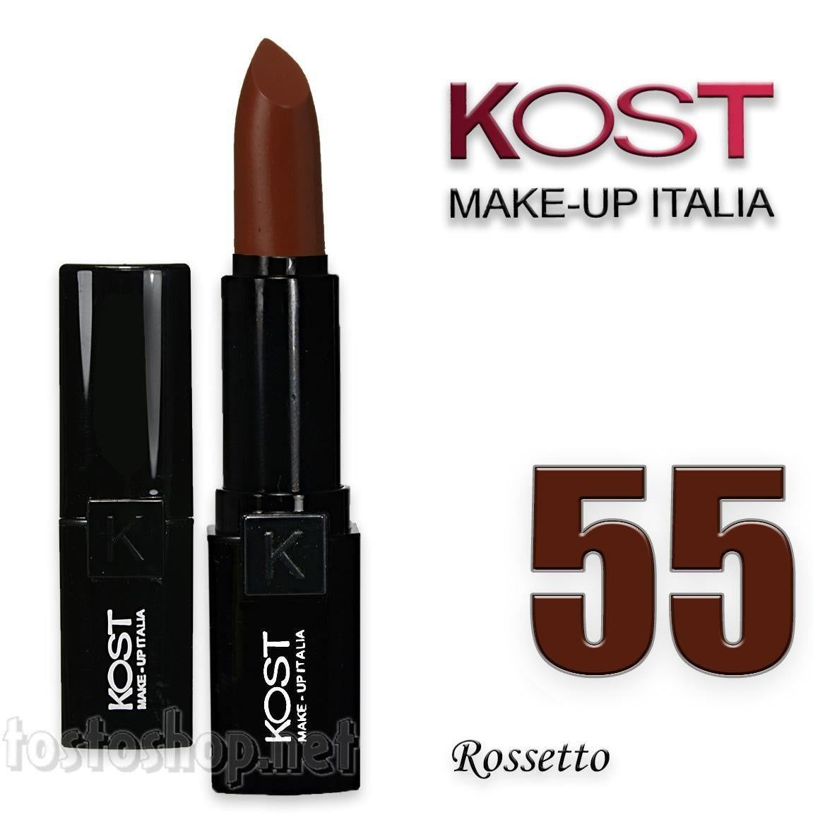 Huulipuna Kost Make Up 55 Kiiltävä Tumma Ruskea