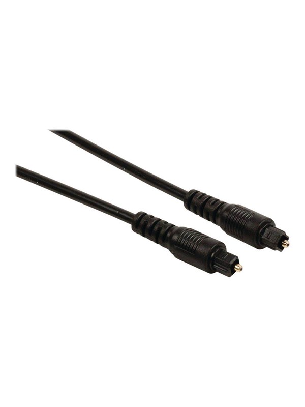 Nedis Optinen Audiokaapeli | TosLink uros | TosLink uros | 2.00 m | Pyöreä | PVC | Musta | Laatikko