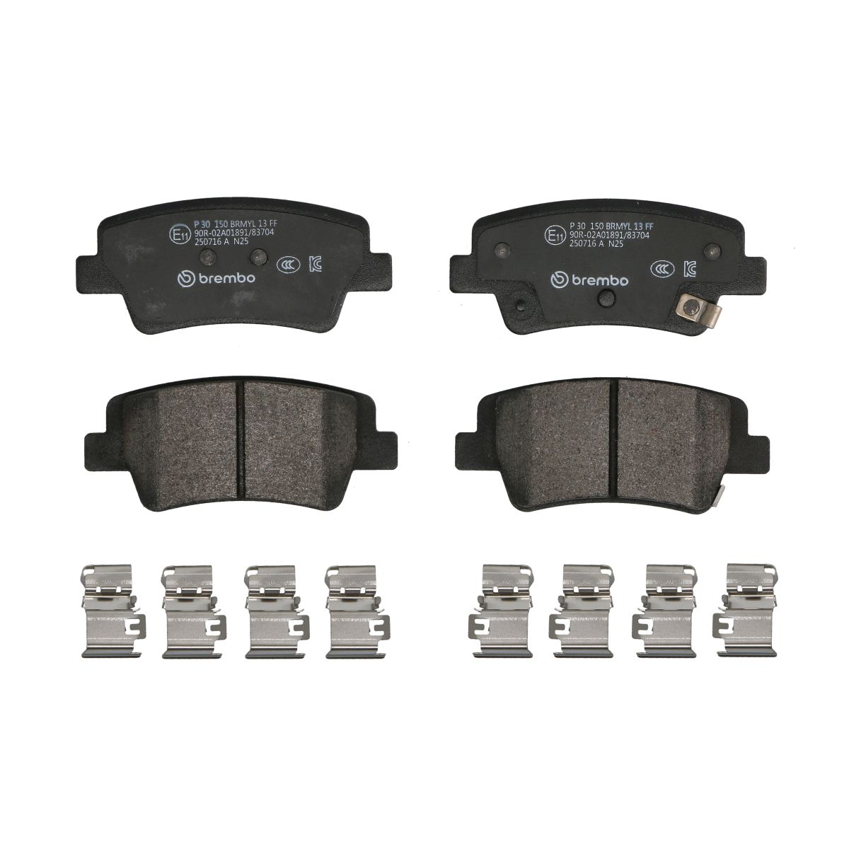 Jarrupalat, levyjarru BREMBO P 30 150